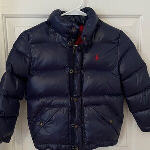 Polo by Ralph Lauren Dark Blue Puffer with Red Emblem